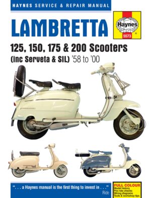 Haynes Lambretta reparasjonshåndbok for Lambretta 125