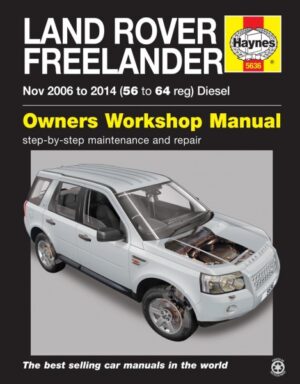 Haynes Land Rover reparasjonshåndbok for Land Rover Freelander Diesel (Nov 06 - 14) 56 to 64