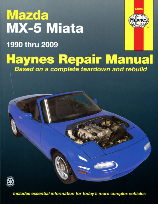 Haynes Mazda reparasjonshåndbok for Mazda MX-5 Miata ‘90 - ‘09