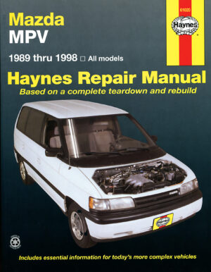 Haynes Mazda reparasjonshåndbok for Mazda MPV ‘89 - ‘98