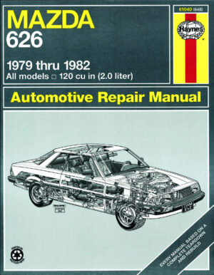 Haynes Mazda reparasjonshåndbok for Mazda 626 (RWD) ‘79 - ‘82