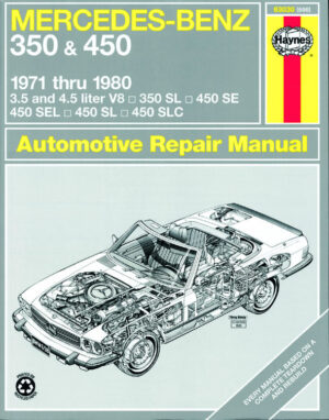 Haynes Mercedes-Benz reparasjonshåndbok for Mercedes-Benz 350 & 450 ‘71 - ‘80