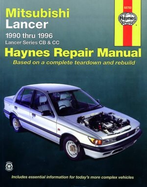 Haynes Mitsubishi reparasjonshåndbok for Mitsubishi Lancer (90 - 96)