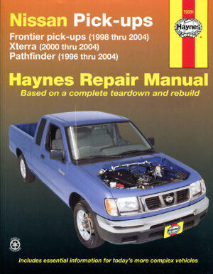 Haynes Nissan reparasjonshåndbok for Nissan Frontier Pick-ups ‘98 - ‘04