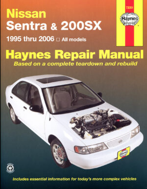 Haynes Nissan reparasjonshåndbok for Nissan Sentra & 200SX ‘95 - ‘06