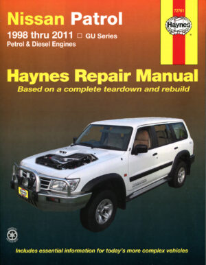 Haynes Nissan reparasjonshåndbok for Nissan Patrol (98 - 14)