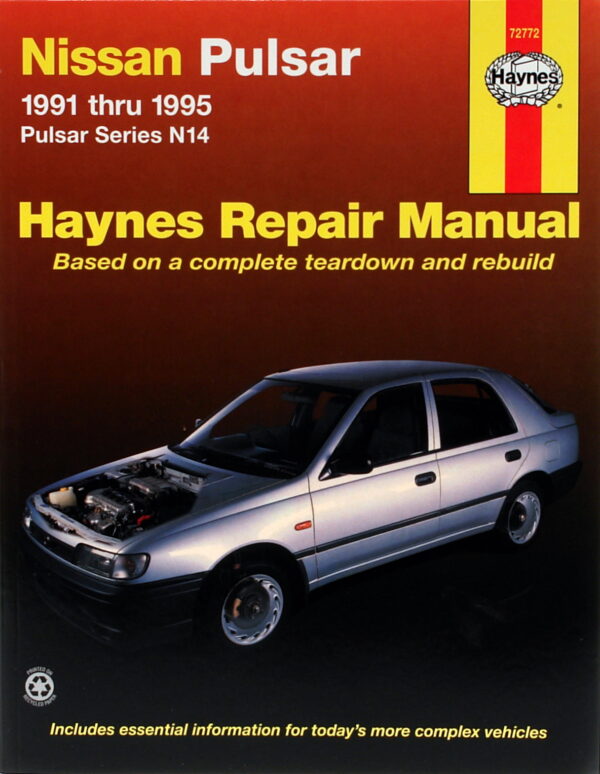 Haynes Nissan reparasjonshåndbok for Nissan Pulsar (91 - 95)