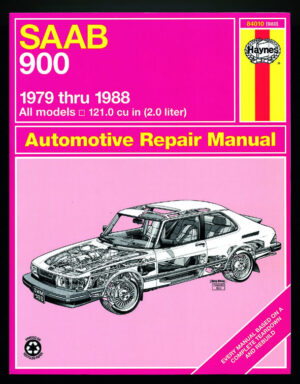 Haynes SAAB reparasjonshåndbok for Saab 900 ‘79 - ’88