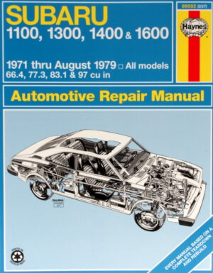 Haynes Subaru reparasjonshåndbok for Subaru 1100