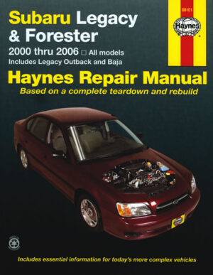 Haynes Subaru reparasjonshåndbok for Subaru Legacy & Forester ‘00 - ‘09