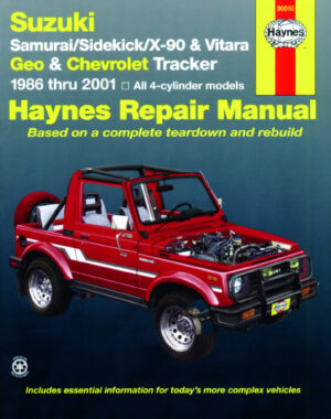 Haynes Suzuki reparasjonshåndbok for Suzuki Samurai