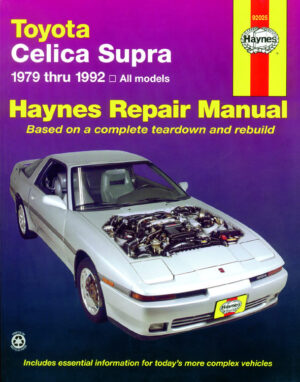 Haynes Toyota reparasjonshåndbok for Toyota Celica Supra ‘79 - ‘92