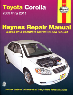 Haynes Toyota reparasjonshåndbok for Toyota Corolla ‘03 - ‘08