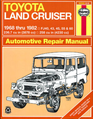 Haynes Toyota reparasjonshåndbok for Toyota Land Cruiser FJ40