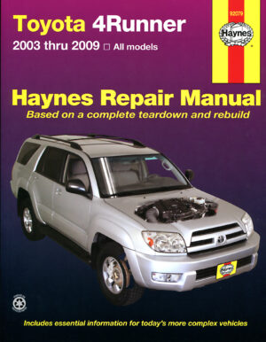 Haynes Toyota reparasjonshåndbok for Toyota 4Runner ‘03 - ‘09