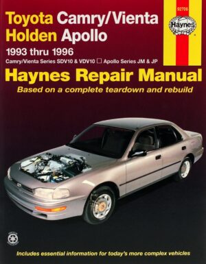 Haynes Toyota reparasjonshåndbok for Toyota Camry & Vienta & Holden Apollo (93 - 96)