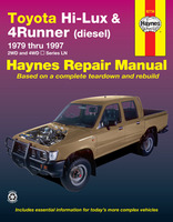 Haynes Toyota reparasjonshåndbok for Toyota Hi-Lux & 4Runner Diesel (79 - 97)