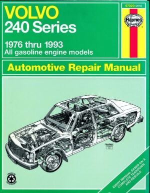 Haynes Volvo reparasjonshåndbok for Volvo 240 Series ‘76 - ‘93