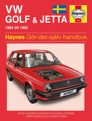 Haynes Volkswagen reparasjonshåndbok for VW Golf & Jetta II (84 - 92)