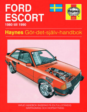 Haynes Ford reparasjonshåndbok for Ford Escort (80 - 90)