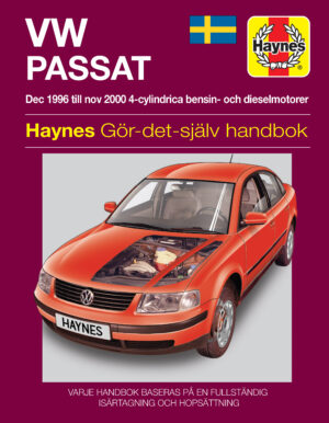 Haynes Volkswagen reparasjonshåndbok for VW Passat (dec 96 - nov 00)