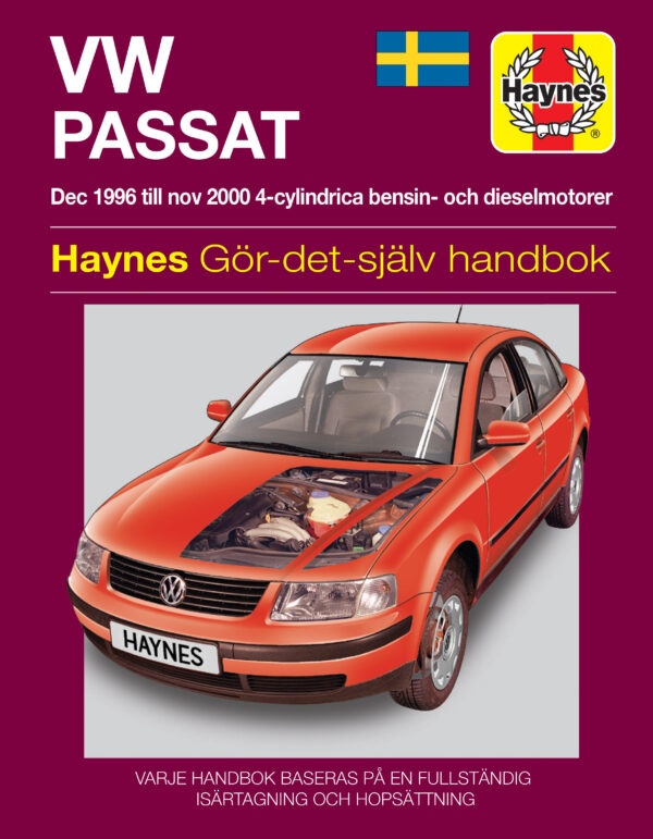 Haynes Volkswagen reparasjonshåndbok for VW Passat (dec 96 - nov 00)