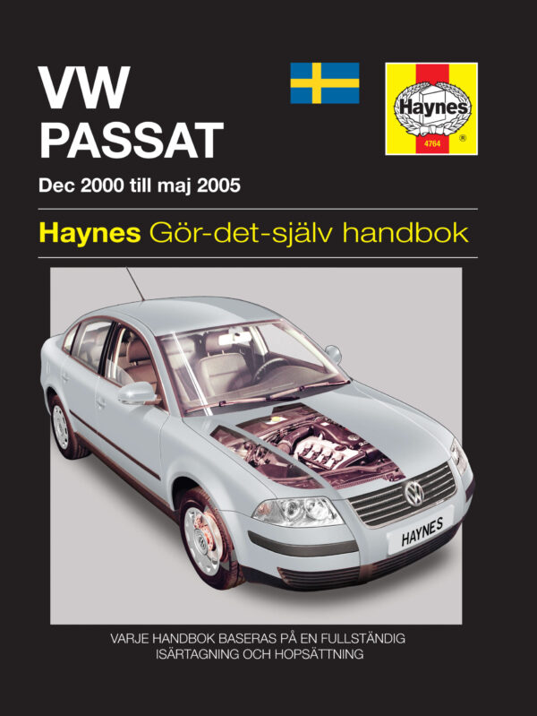 Haynes Volkswagen reparasjonshåndbok for VW Passat (dec 00 - maj 05)