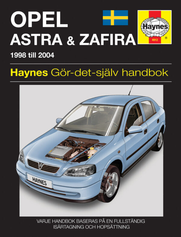 Haynes Opel reparasjonshåndbok for Opel Astra & Zafira (98 - 04)