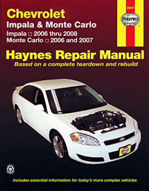 Haynes Chevrolet reparasjonshåndbok for Chevrolet Impala