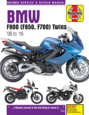 Haynes BMW reparasjonshåndbok for BMW F800 (F650) Twins (06 - 10)