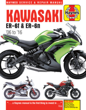 Haynes Kawasaki reparasjonshåndbok for Kawasaki ER-6f & ER-6n (06 - 10)