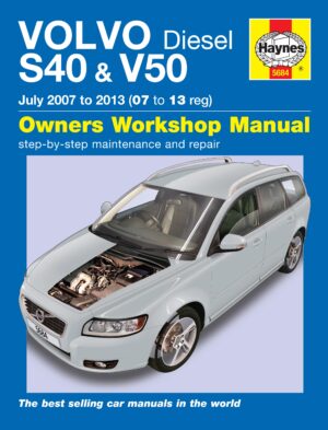 Haynes Volvo reparasjonshåndbok for Volvo S40 & V50 Diesel (07 - 13) 07 to 62