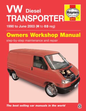 Haynes Volkswagen reparasjonshåndbok for VW T4 Transporter Diesel (90 - June 03) H to 03