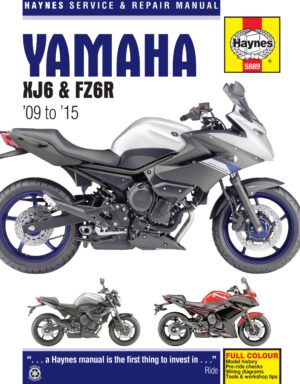 Haynes Yamaha reparasjonshåndbok for Yamaha XJ6 & FZ6R ('09 to '15)