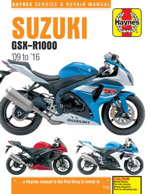 Haynes Suzuki reparasjonshåndbok for Suzuki GSX-R1000 (2009 - 2016)