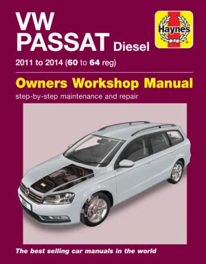 Haynes Volkswagen reparasjonshåndbok for Volkswagen Passat Diesel (11-14)