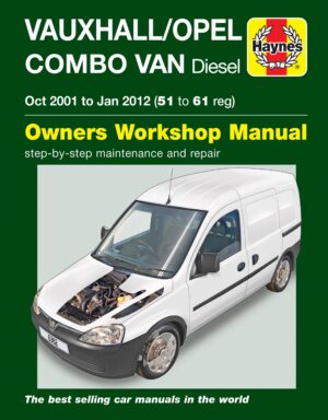 Haynes Opel reparasjonshåndbok for Vauxhall/Opel Combo Diesel Van (2001-2012)