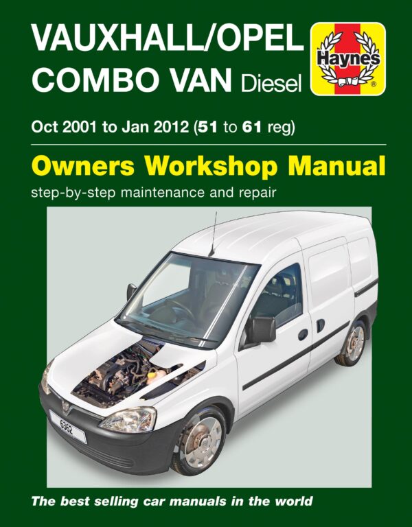 Haynes Opel reparasjonshåndbok for Vauxhall/Opel Combo Diesel Van (2001-2012)