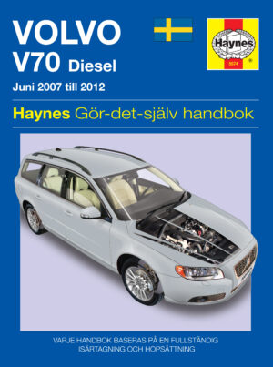 Haynes Volvo reparasjonshåndbok for Volvo V70 diesel (07 - 12)