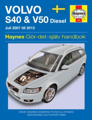 Haynes Volvo reparasjonshåndbok for Volvo S40 & V50 (08 - 11)