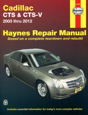 Haynes Cadillac reparasjonshåndbok for Cadillac CTS & CTS-V ‘03 – ‘12