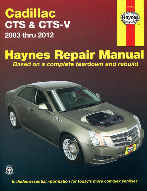 Haynes Cadillac reparasjonshåndbok for Cadillac CTS & CTS-V ‘03 – ‘12