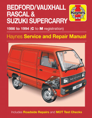 Haynes Bedford reparasjonshåndbok for Bedford/Vauxhall Rascal and Suzuki Supercarry (86 - Oct 94) C to M