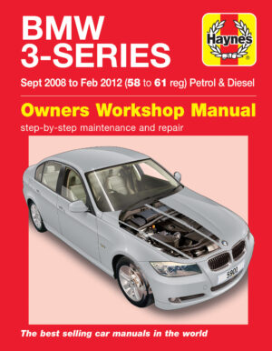 Haynes BMW reparasjonshåndbok for BMW 3-Series (Sept '08 to Feb '12) 58 to 61