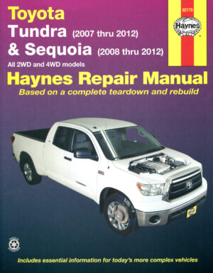 Haynes Toyota reparasjonshåndbok for Toyota Tundra & Sequoia ‘07 - ’12