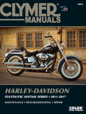 Clymer Harley-Davidson handbok for FLS_FXS_FXC Softail