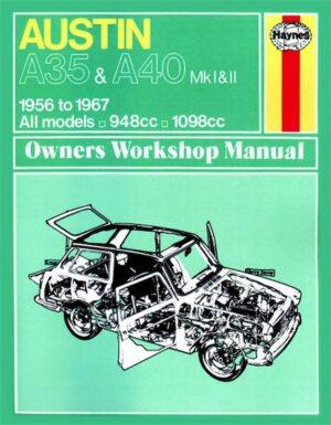 Haynes AUSTIN reparasjonshåndbok for Austin A35 & A40 (1956 - 1967) up to F classic reprint