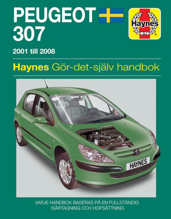 Haynes Peugeot reparasjonshåndbok for Peugeot 307