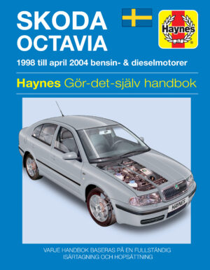 Haynes Skoda reparasjonshåndbok forside foor Skoda Octavia (98 - 04)