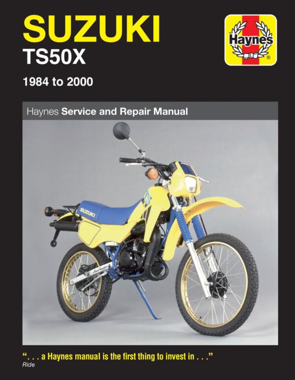 Haynes Suzuki reparasjonshåndbok 1599 for Suzuki TS50X 1984–2000